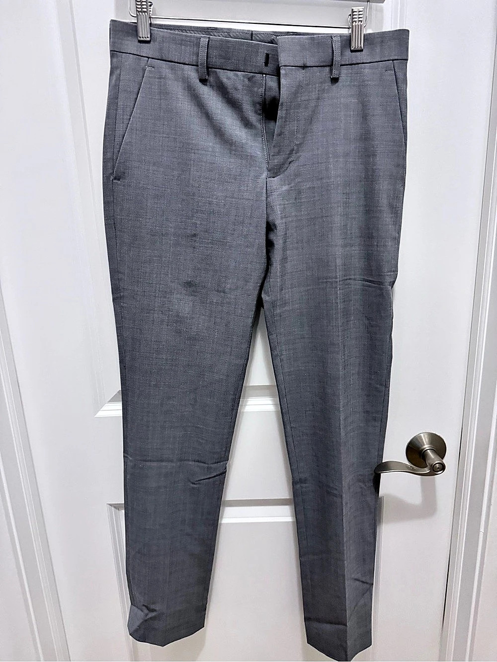 Express Extra Slim Dress Pants Gray Waist 28 x 32